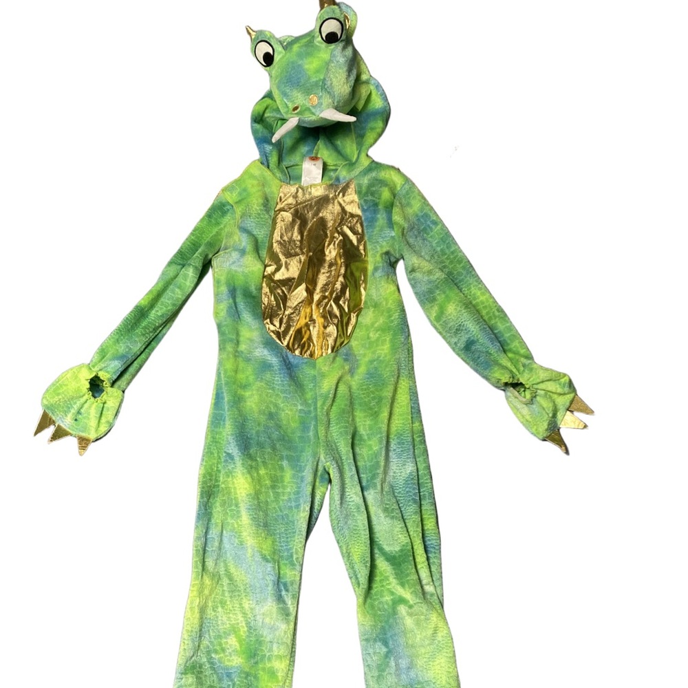 Dragon costume green 3-4T